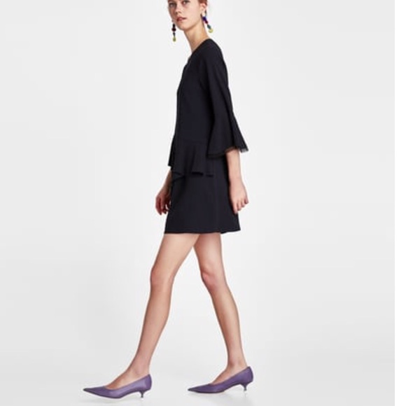 Zara Frilly Dress Size XS - Picture 4 of 7